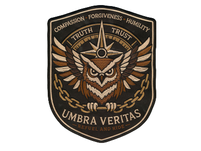 Logo Umbra Veritas Refuel and ride