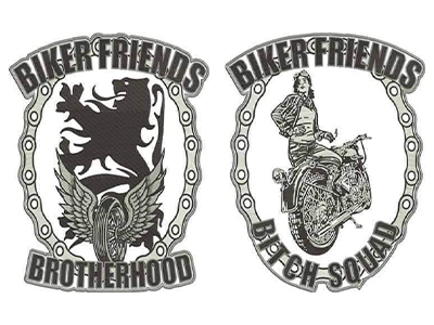 Logo Bikerfriends Brotherhood & BitchSquad
